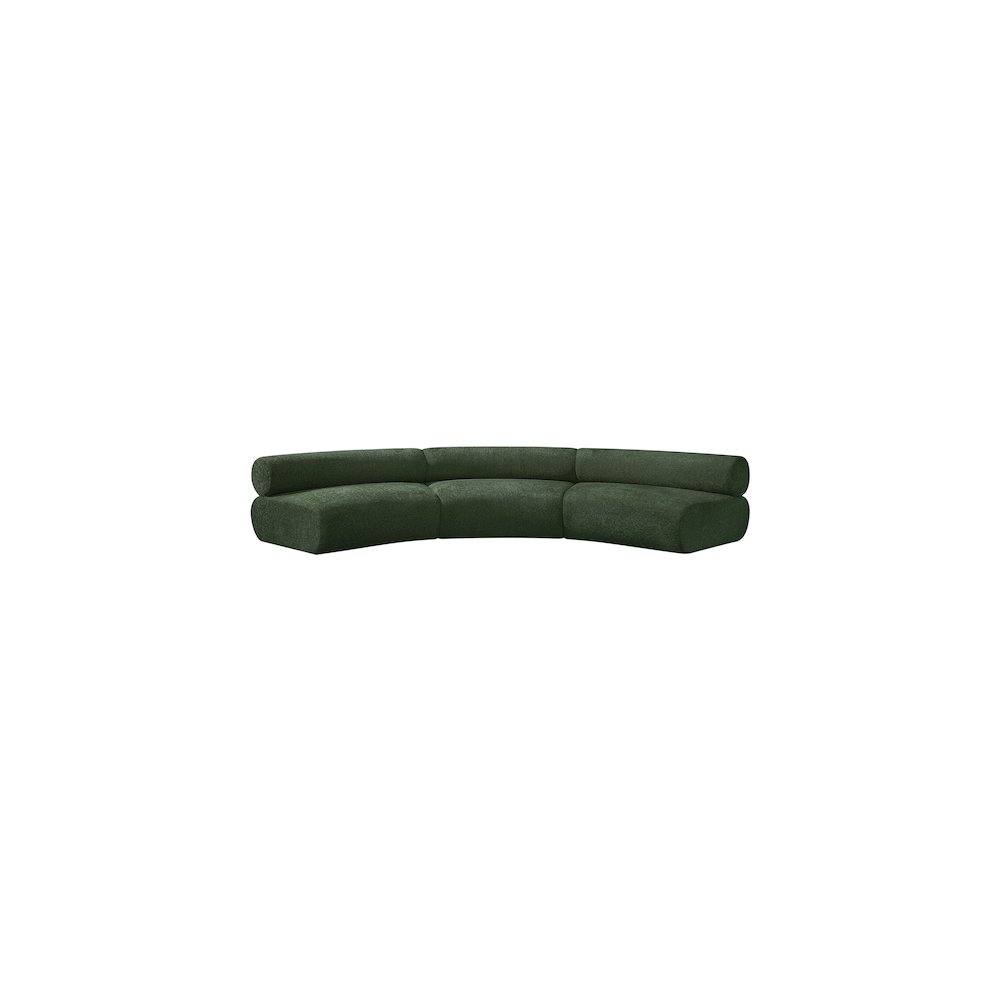 Bale Green Chenille Fabric Modular Sofa. Picture 4