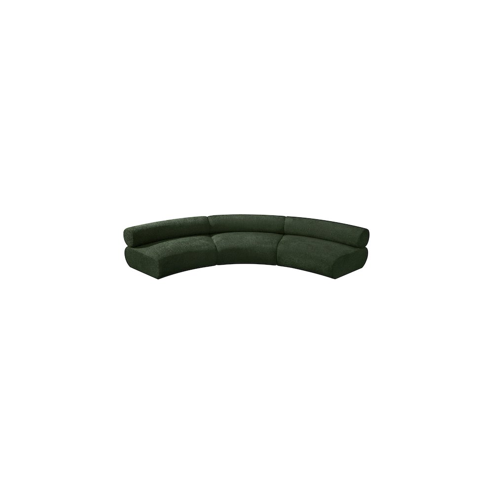 Bale Green Chenille Fabric Modular Sofa. Picture 5