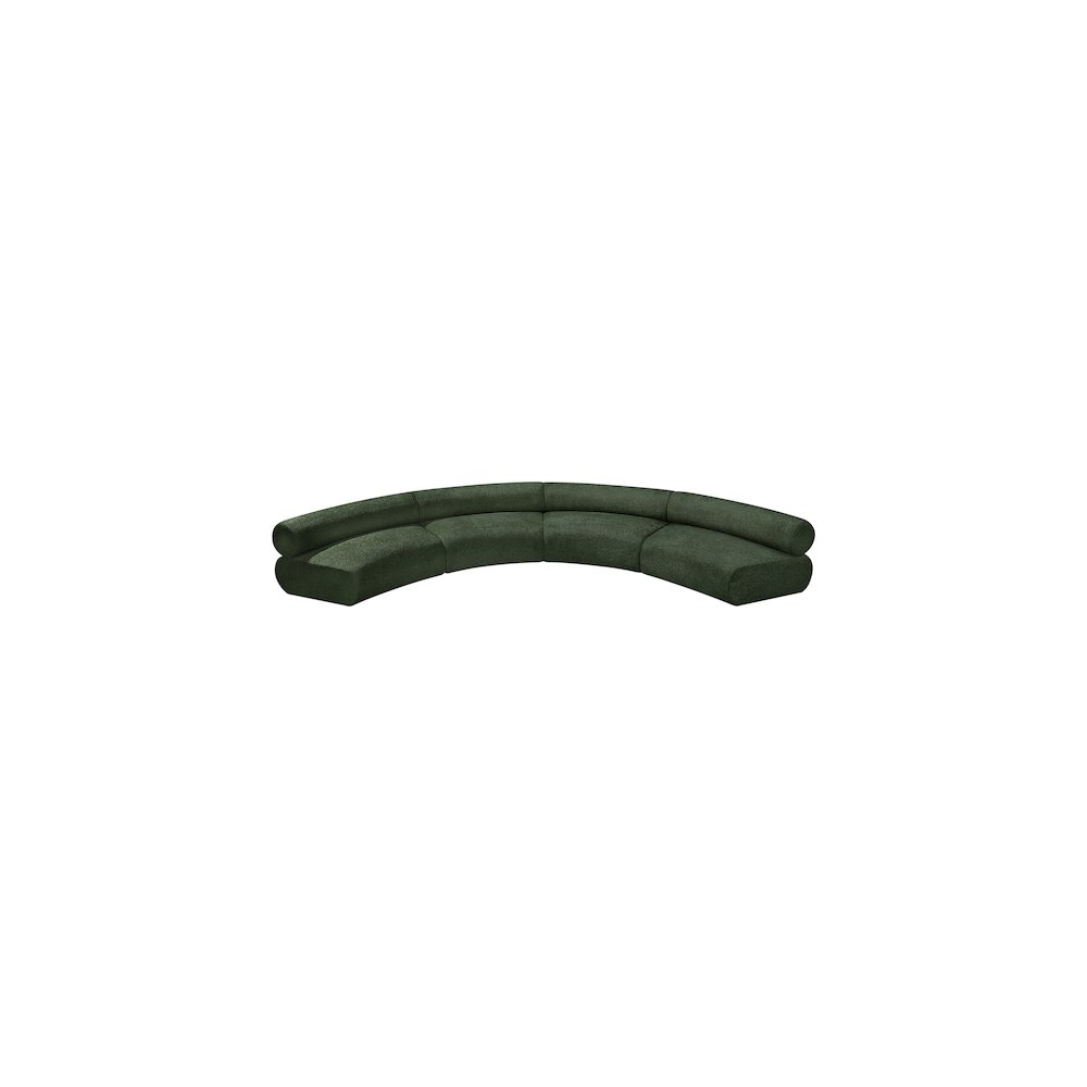 Bale Green Chenille Fabric Modular Sofa. Picture 5