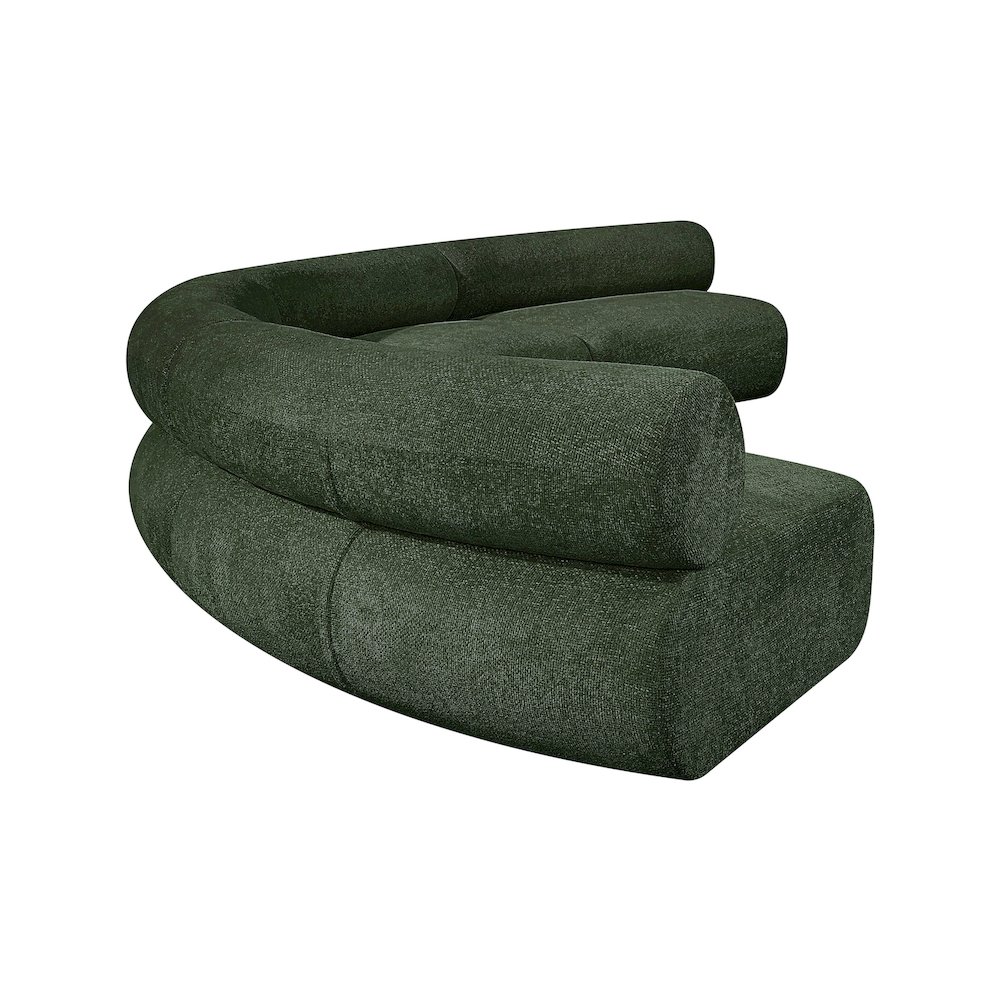 Bale Green Chenille Fabric Modular Sofa. Picture 7