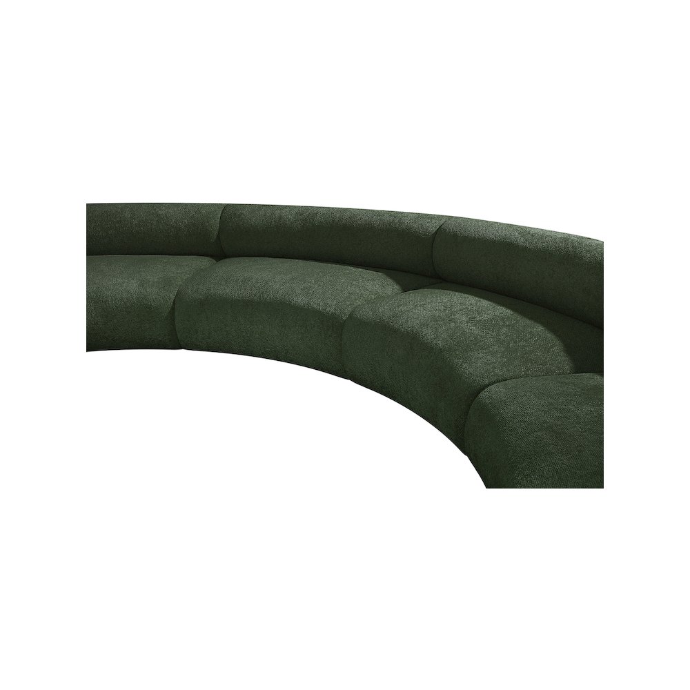 Bale Green Chenille Fabric Modular Sofa. Picture 9