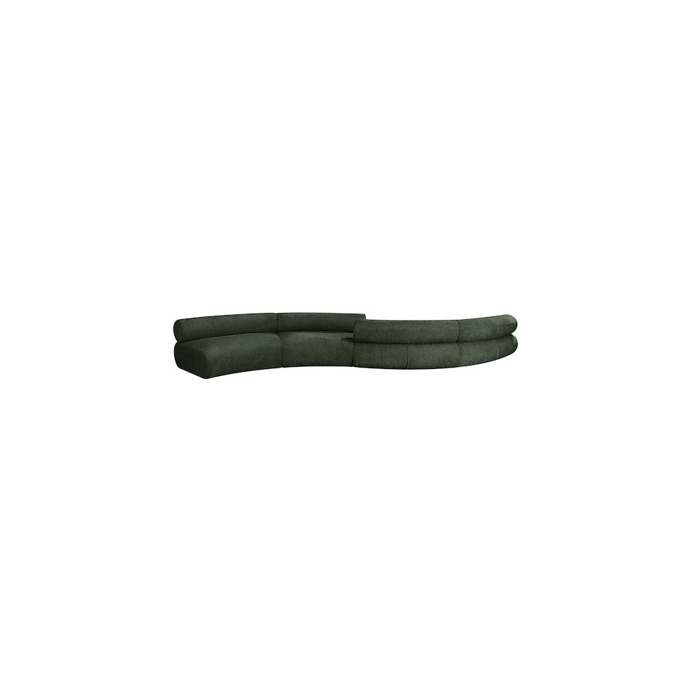 Bale Green Chenille Fabric Modular Sofa. Picture 3