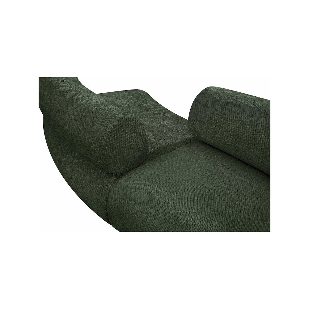 Bale Green Chenille Fabric Modular Sofa. Picture 6