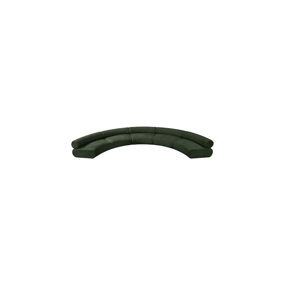 Bale Green Chenille Fabric Modular Sofa. Picture 5