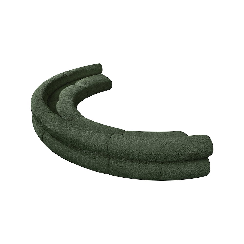 Bale Green Chenille Fabric Modular Sofa. Picture 6