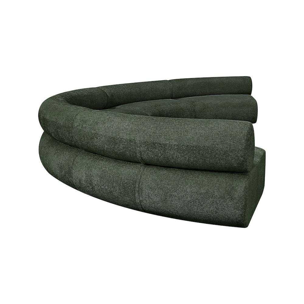 Bale Green Chenille Fabric Modular Sofa. Picture 7
