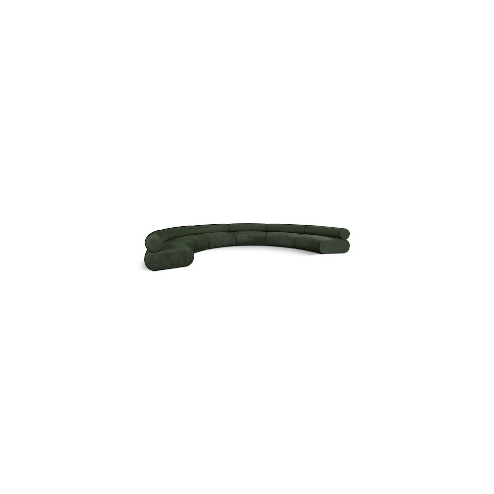 Bale Green Chenille Fabric Modular Sofa. Picture 1