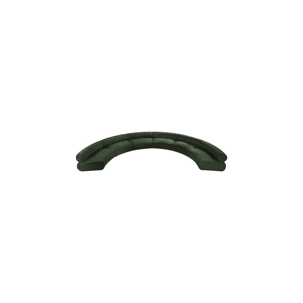 Bale Green Chenille Fabric Modular Sofa. Picture 5