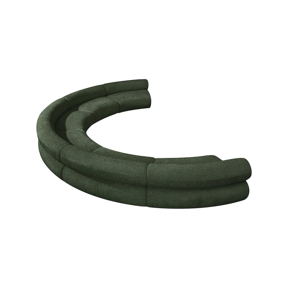 Bale Green Chenille Fabric Modular Sofa. Picture 6