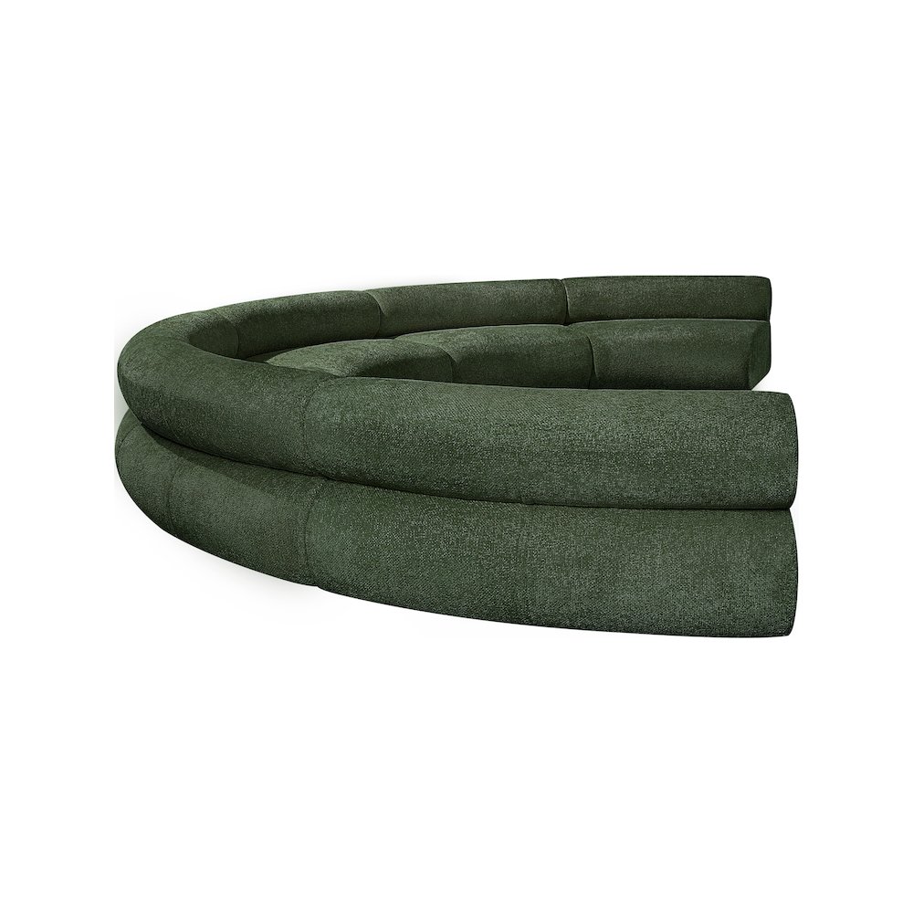 Bale Green Chenille Fabric Modular Sofa. Picture 7