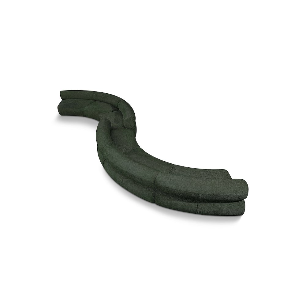 Bale Green Chenille Fabric Modular Sofa. Picture 1