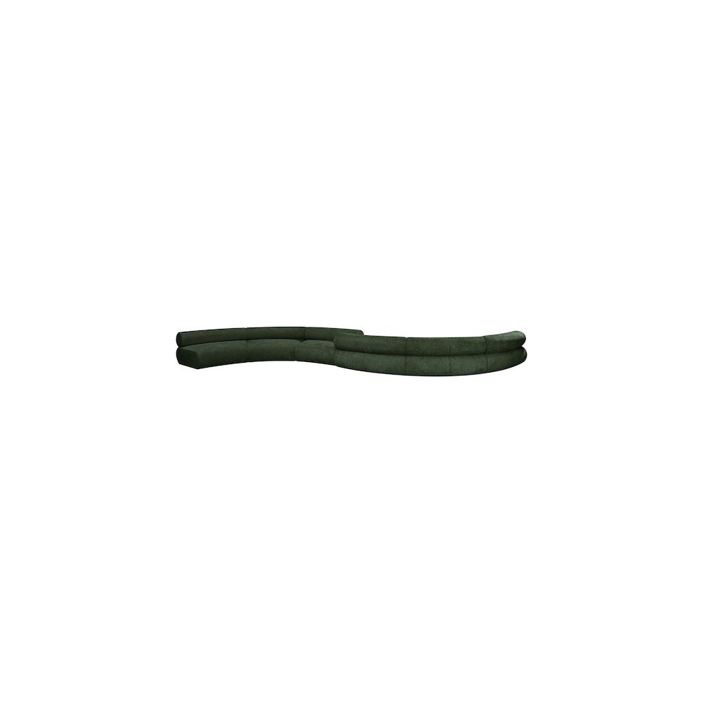 Bale Green Chenille Fabric Modular Sofa. Picture 3