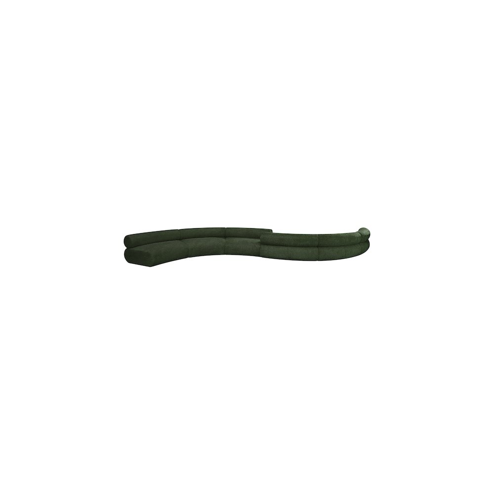 Bale Green Chenille Fabric Modular Sofa. Picture 4