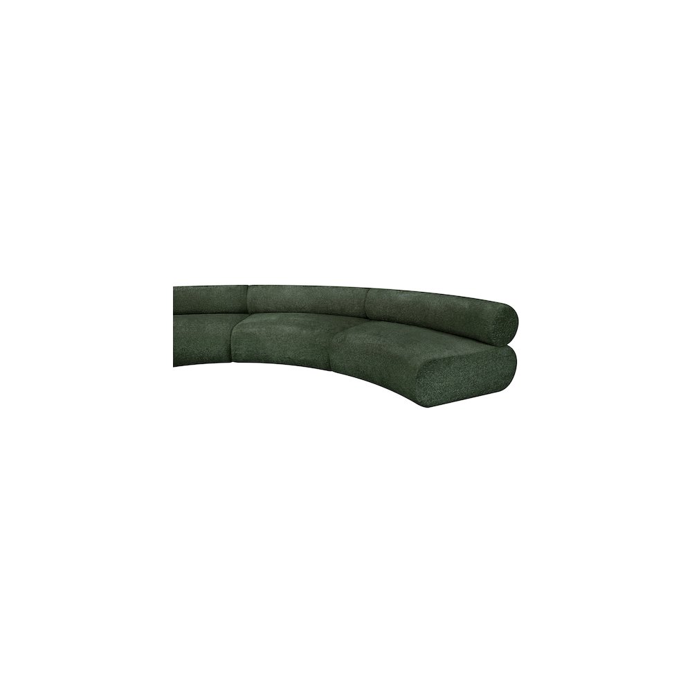 Bale Green Chenille Fabric Modular Sofa. Picture 6