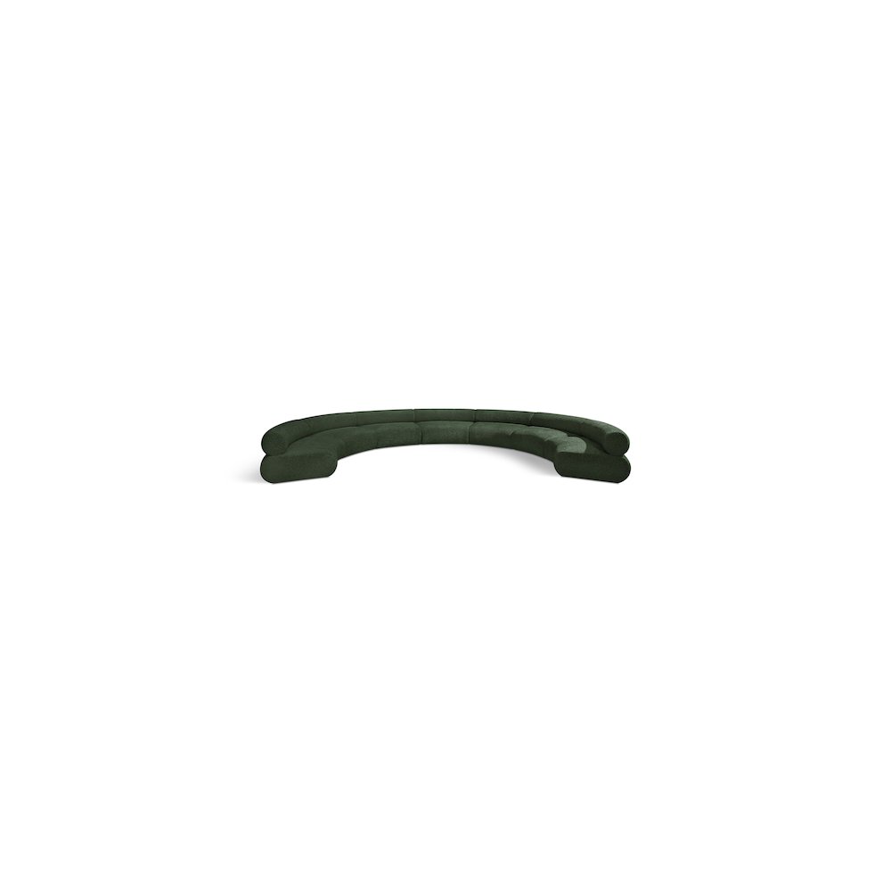 Bale Green Chenille Fabric Modular Sofa. Picture 1