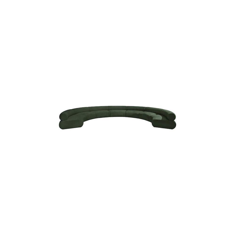Bale Green Chenille Fabric Modular Sofa. Picture 4