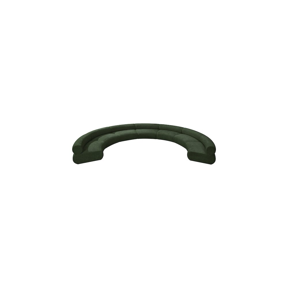 Bale Green Chenille Fabric Modular Sofa. Picture 5