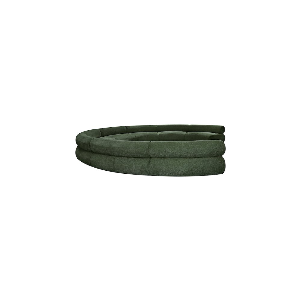 Bale Green Chenille Fabric Modular Sofa. Picture 7