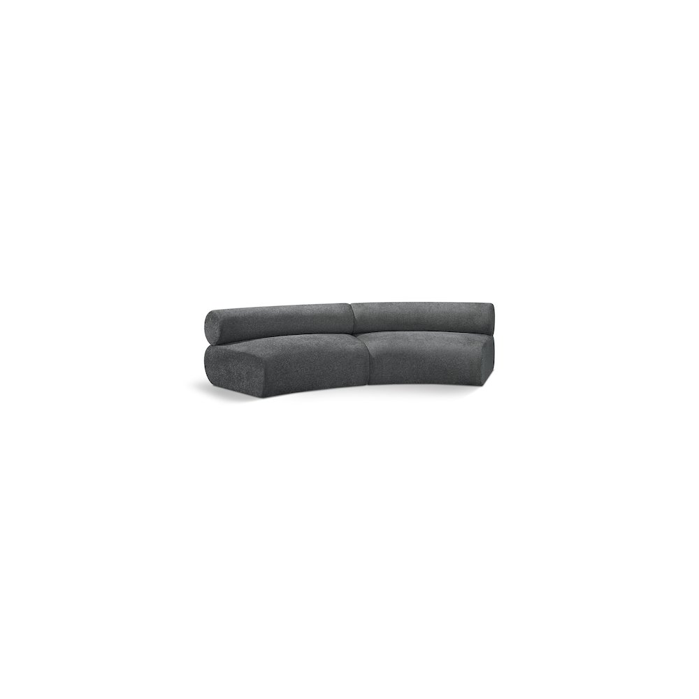 Bale Grey Chenille Fabric Modular Sofa. Picture 1