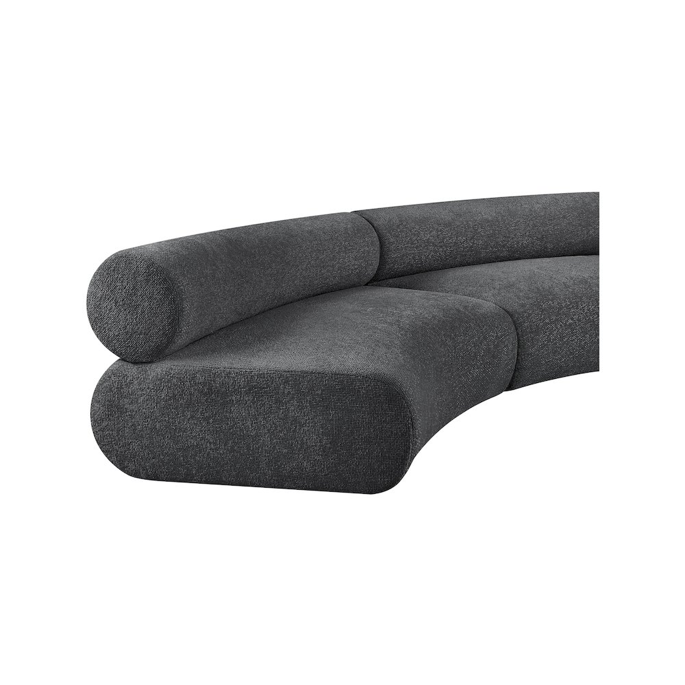 Bale Grey Chenille Fabric Modular Sofa. Picture 8