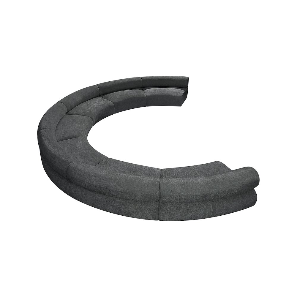 Bale Grey Chenille Fabric Modular Sofa. Picture 6