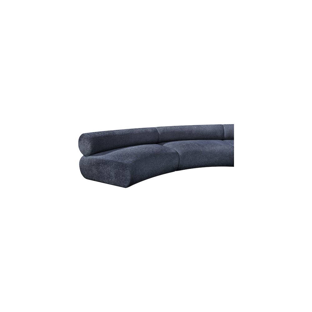 Bale Navy Chenille Fabric Modular Sofa. Picture 10