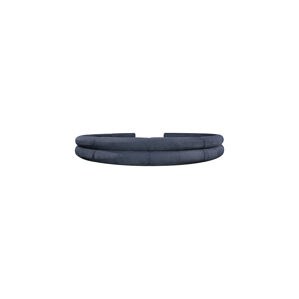 Bale Navy Chenille Fabric Modular Sofa. Picture 3