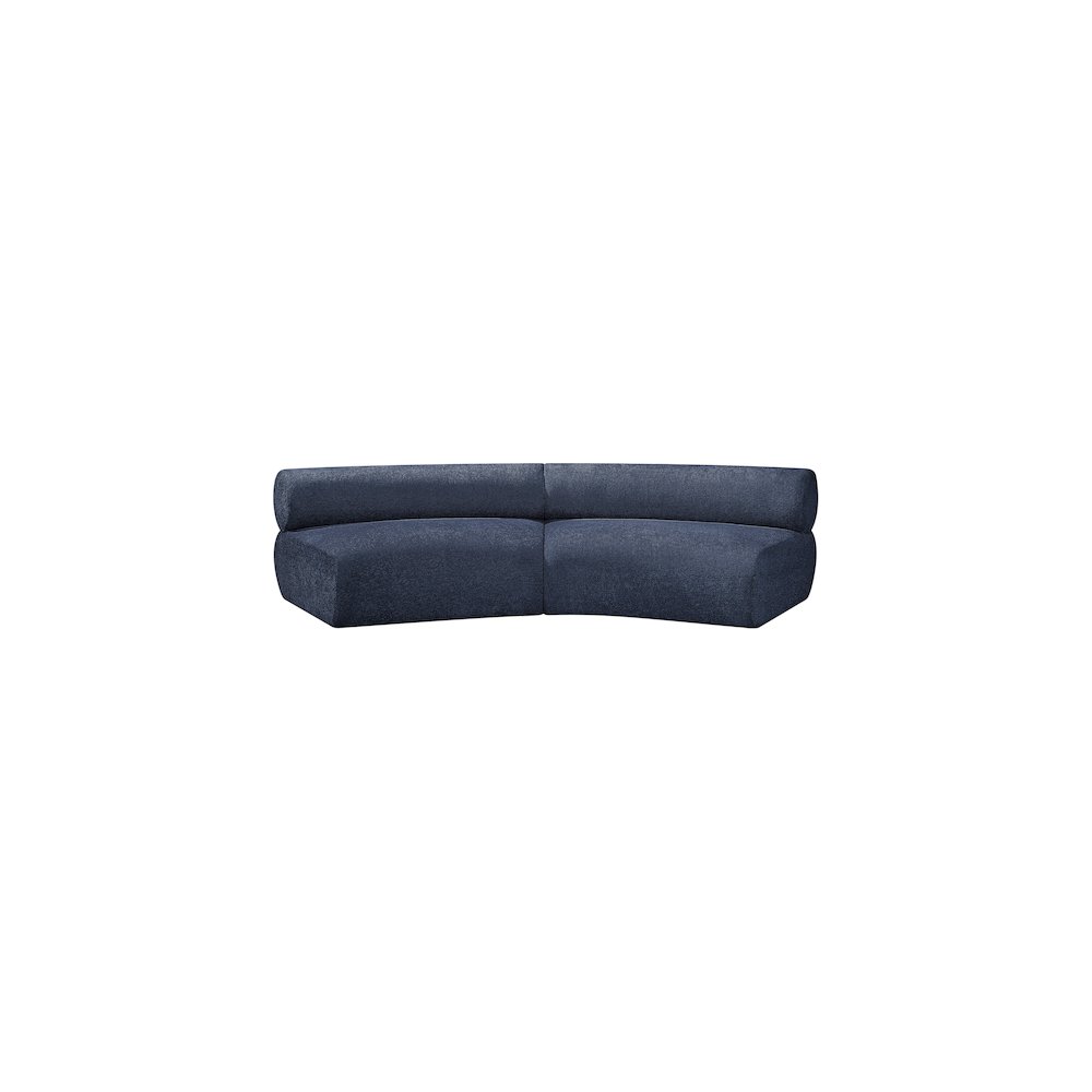 Bale Navy Chenille Fabric Modular Sofa. Picture 4