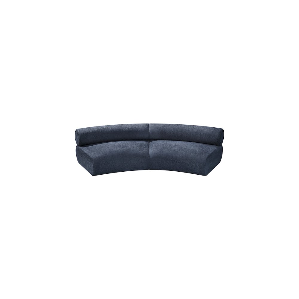 Bale Navy Chenille Fabric Modular Sofa. Picture 5
