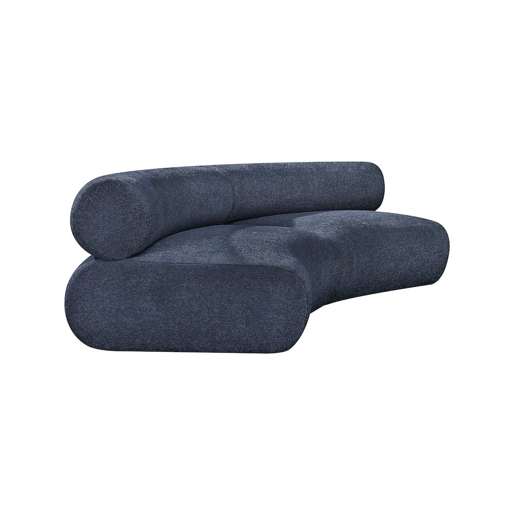 Bale Navy Chenille Fabric Modular Sofa. Picture 6