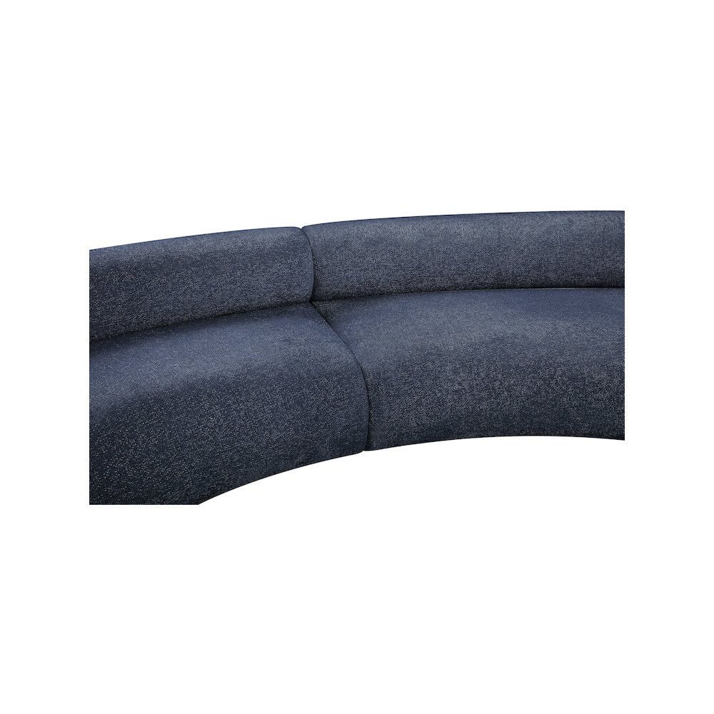 Bale Navy Chenille Fabric Modular Sofa. Picture 9