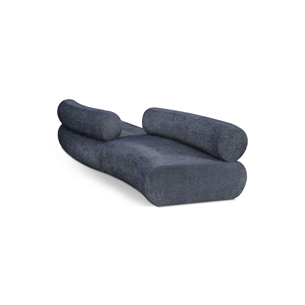 Bale Navy Chenille Fabric Modular Sofa. Picture 1