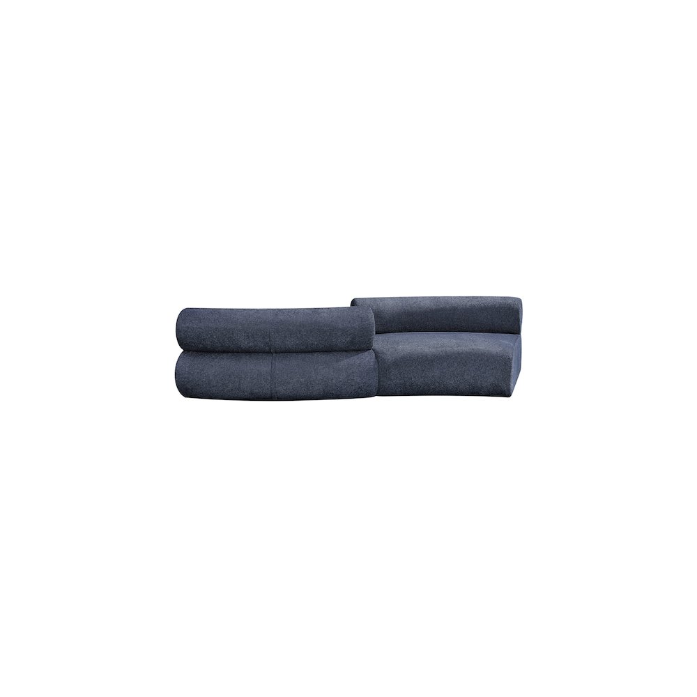 Bale Navy Chenille Fabric Modular Sofa. Picture 3