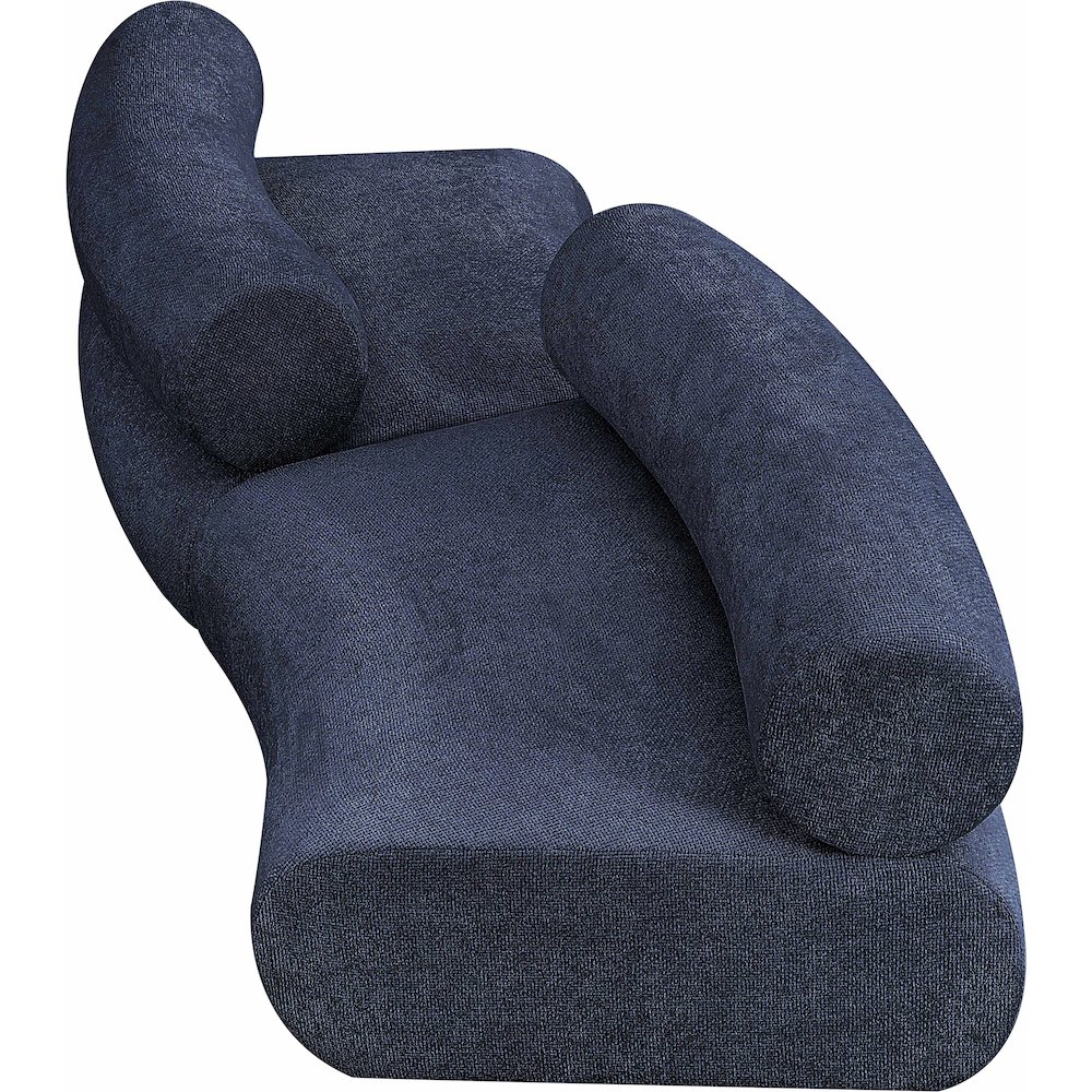 Bale Navy Chenille Fabric Modular Sofa. Picture 6