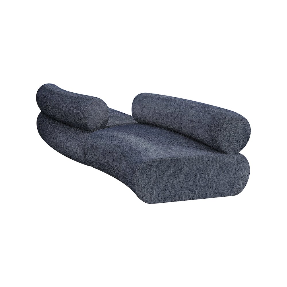 Bale Navy Chenille Fabric Modular Sofa. Picture 7