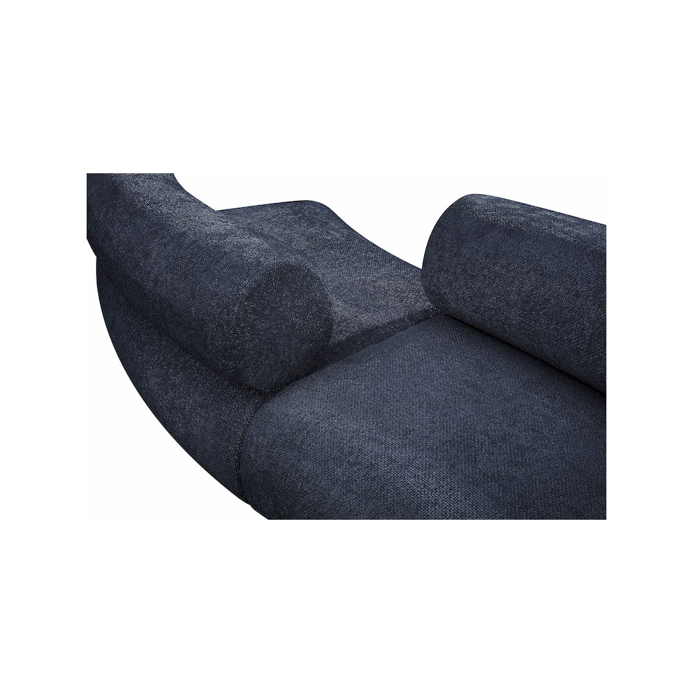 Bale Navy Chenille Fabric Modular Sofa. Picture 8