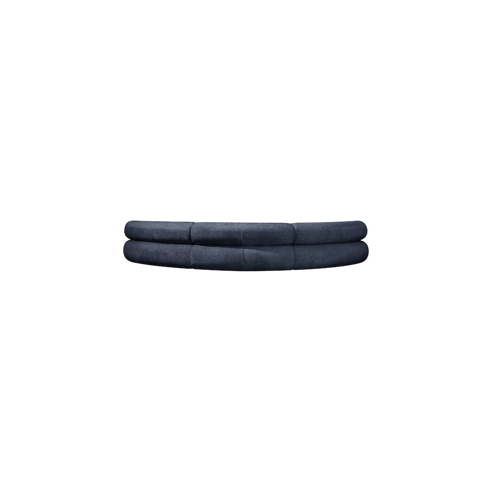 Bale Navy Chenille Fabric Modular Sofa. Picture 3