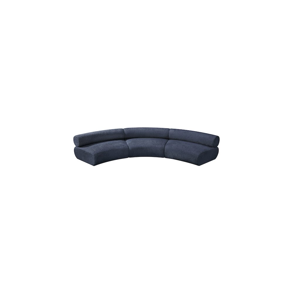Bale Navy Chenille Fabric Modular Sofa. Picture 5