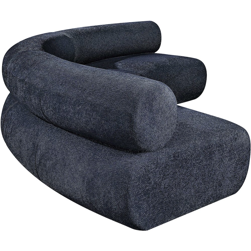 Bale Navy Chenille Fabric Modular Sofa. Picture 7