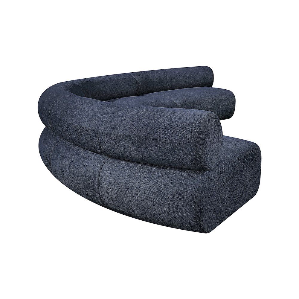 Bale Navy Chenille Fabric Modular Sofa. Picture 7