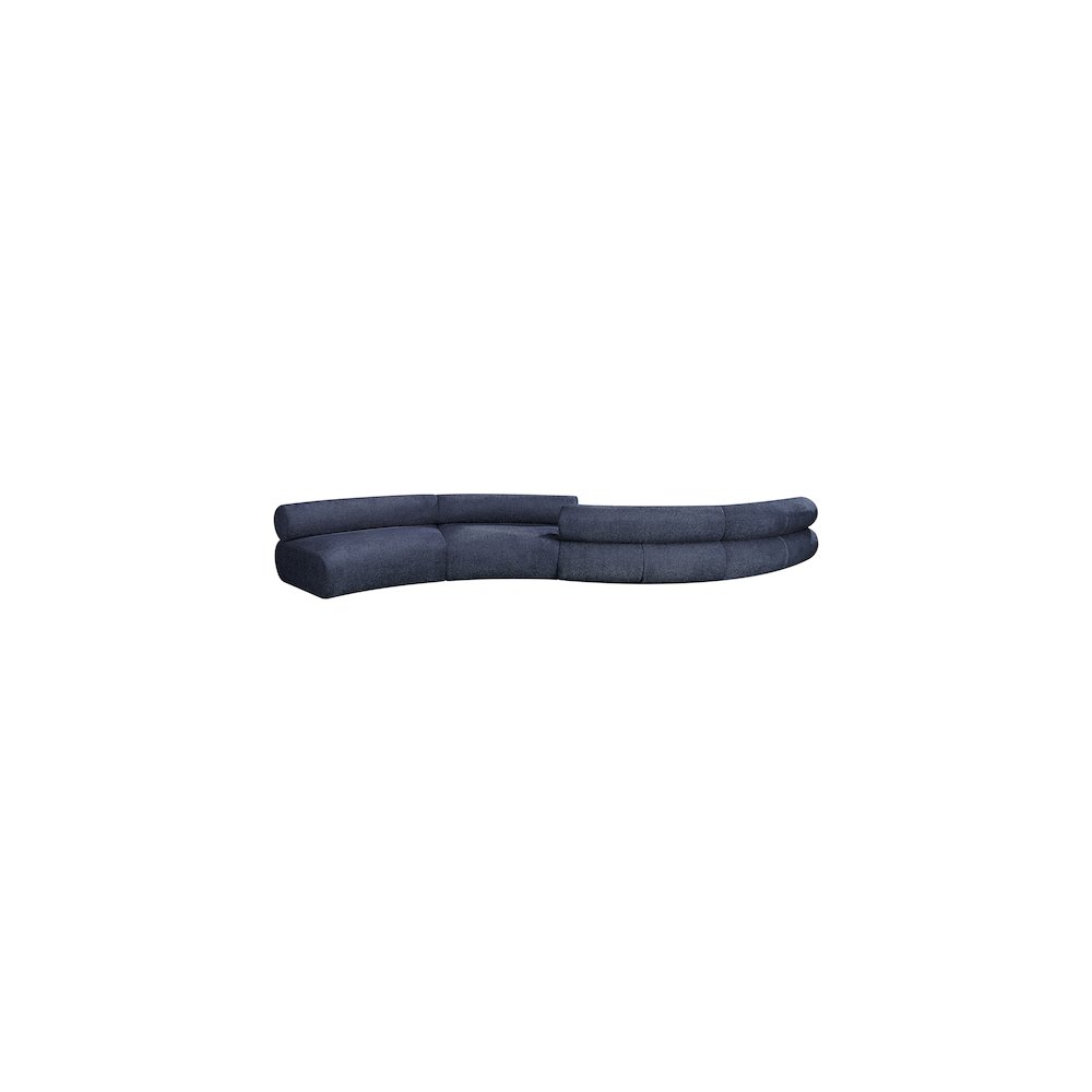 Bale Navy Chenille Fabric Modular Sofa. Picture 3