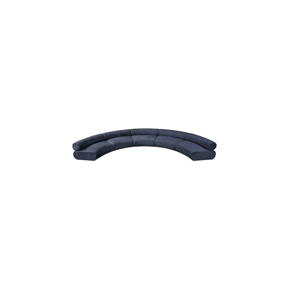 Bale Navy Chenille Fabric Modular Sofa. Picture 5