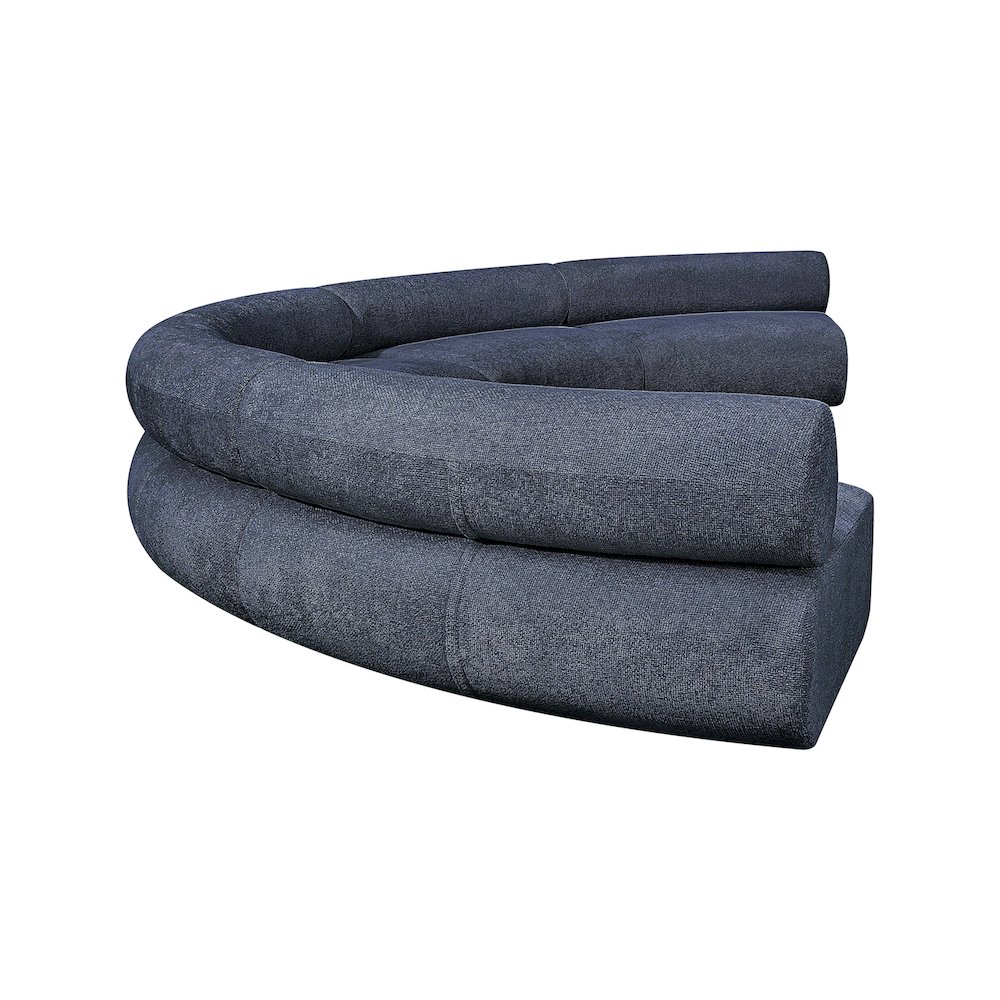Bale Navy Chenille Fabric Modular Sofa. Picture 7