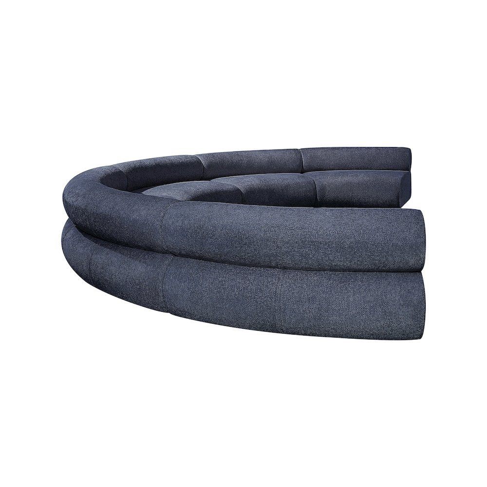 Bale Navy Chenille Fabric Modular Sofa. Picture 7