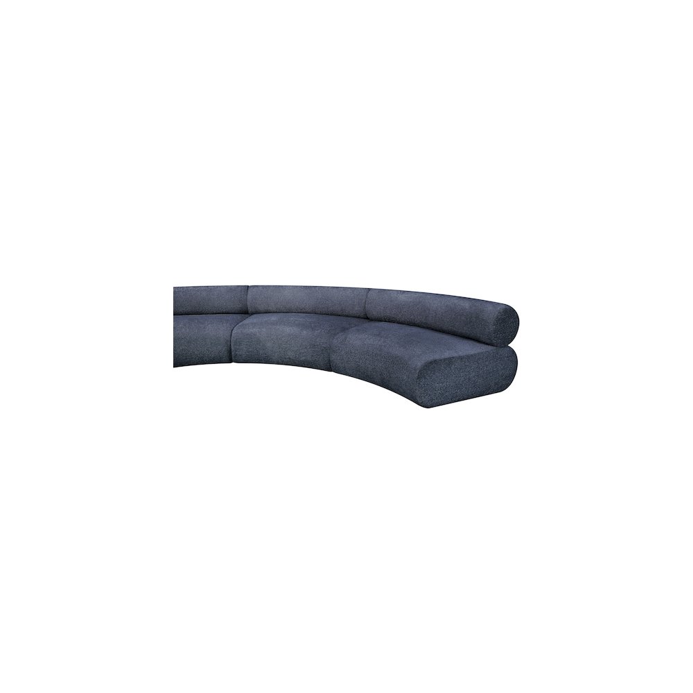 Bale Navy Chenille Fabric Modular Sofa. Picture 6