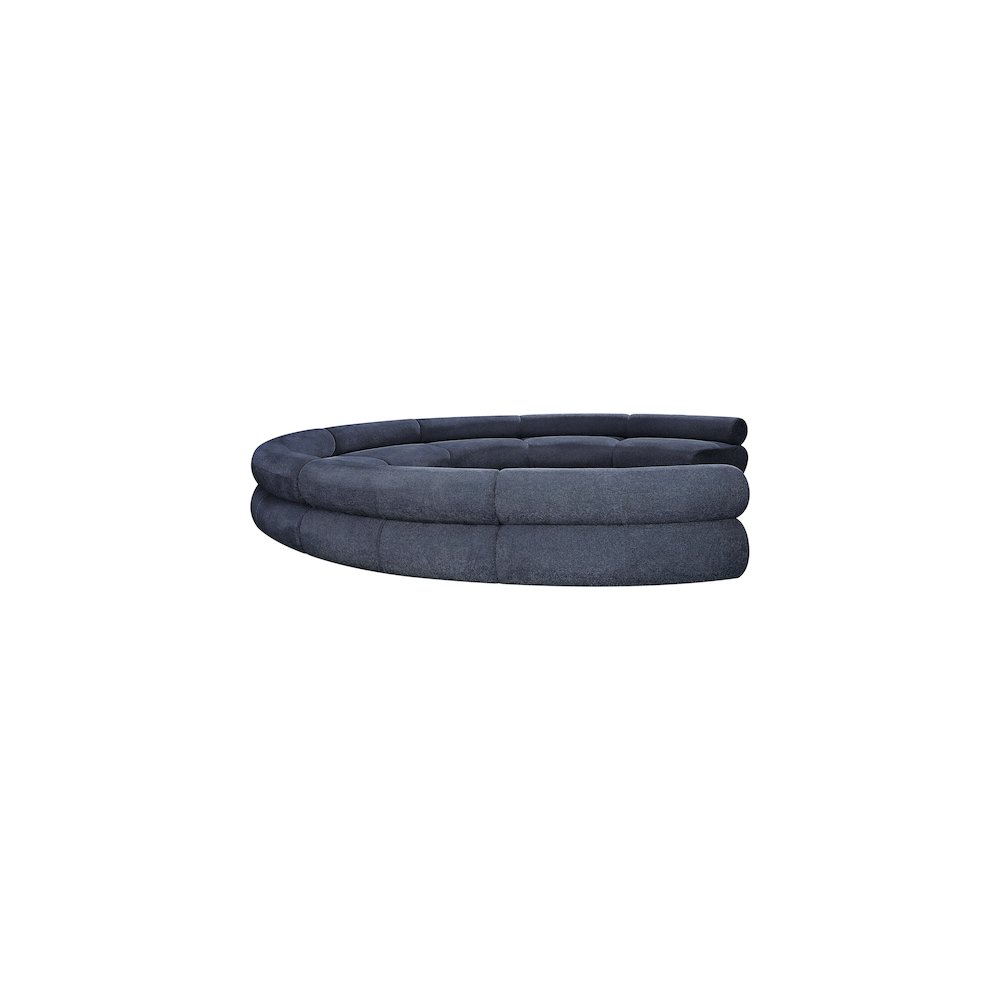 Bale Navy Chenille Fabric Modular Sofa. Picture 7