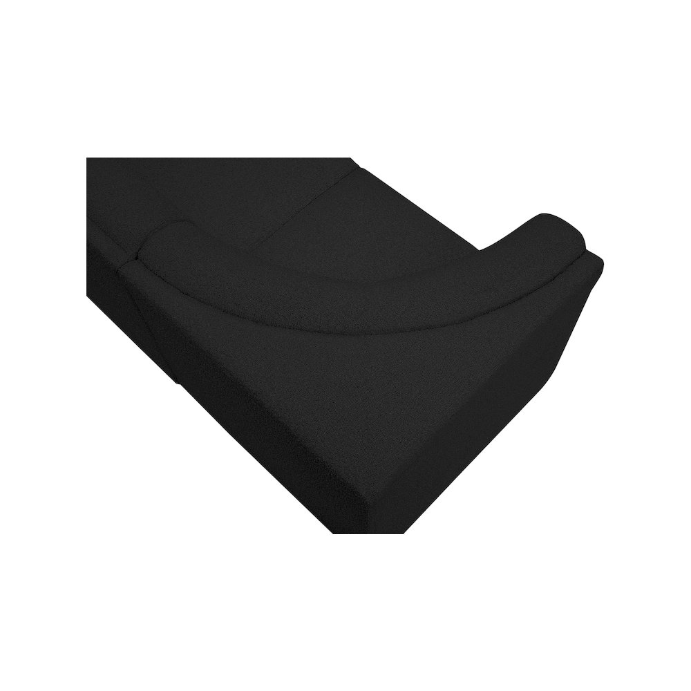 Ollie Black Boucle Fabric Modular Sofa. Picture 10