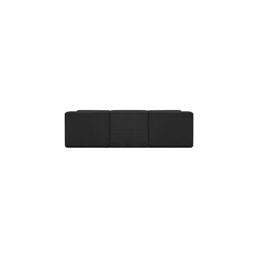 Ollie Black Boucle Fabric Modular Sofa. Picture 3