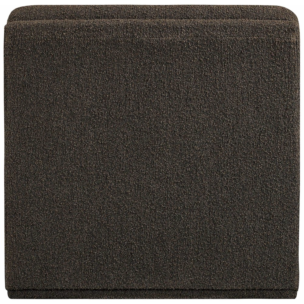 Ollie Brown Boucle Fabric Armless. Picture 3