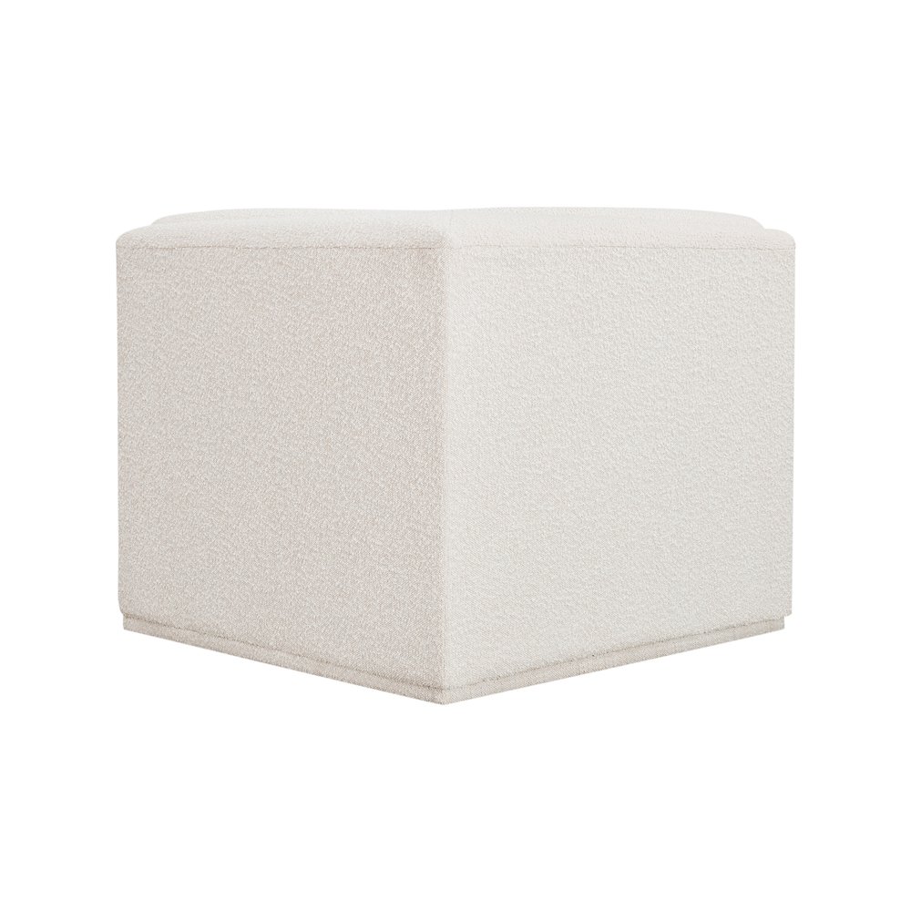 Ollie Cream Boucle Fabric Corner. Picture 3
